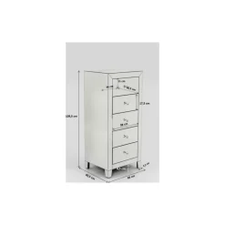 Kommoden & Sideboards-KARE Design Hochkommode Luxury 5 Schube