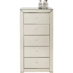 Kommoden & Sideboards-KARE Design Hochkommode Luxury Champagne 5 Schube