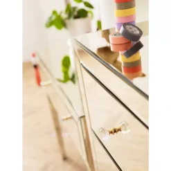 Kommoden & Sideboards-KARE Design Hochkommode Luxury Champagne 5 Schube