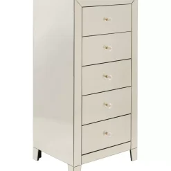 Kommoden & Sideboards-KARE Design Hochkommode Luxury Champagne 5 Schube
