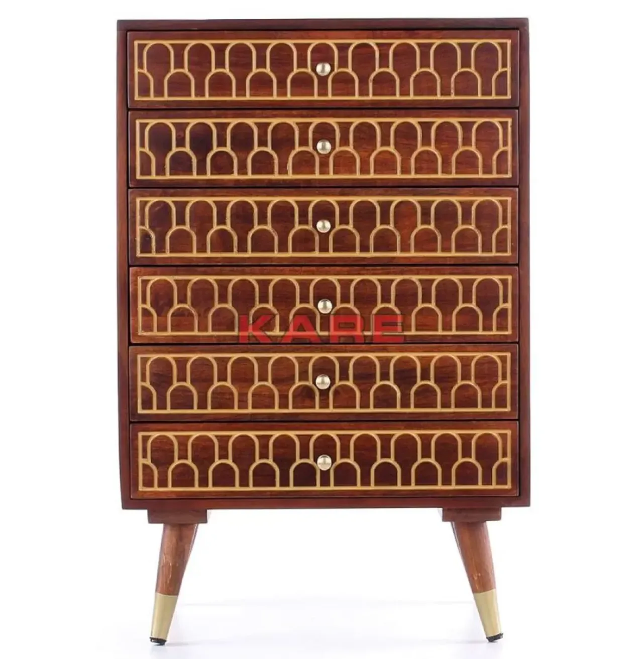 Kommoden & Sideboards-KARE Design Hochkommode Muskat 6 Schube