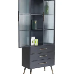 Regale-KARE Design Hochschrank La Gomera 2 Turen 3 Schube