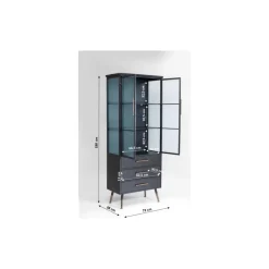 Regale-KARE Design Hochschrank La Gomera 2 Turen 3 Schube