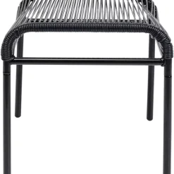 Outdoormöbel-KARE Design Hocker Acapulco Schwarz