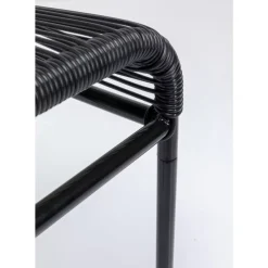 Outdoormöbel-KARE Design Hocker Acapulco Schwarz