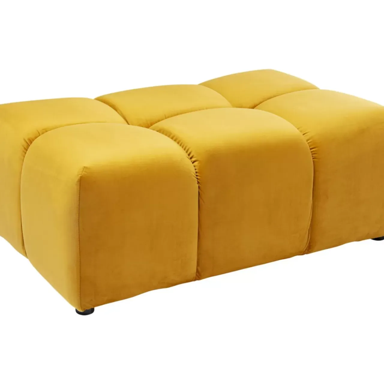 Sitzbänke-KARE Design Hocker Belami Velvet Amber 105X70Cm