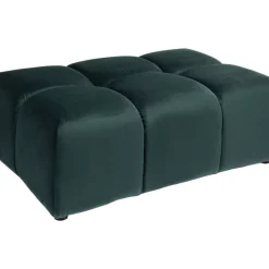 Sitzbänke-KARE Design Hocker Belami Velvet Dunkelgrun 105X70Cm