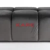 Sitzbänke-KARE Design Hocker Belami Velvet Grau 105X70Cm