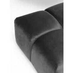 Sitzbänke-KARE Design Hocker Belami Velvet Grau 105X70Cm