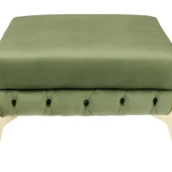 Sitzbänke-KARE Design Hocker Bellissima Velvet Grun 80