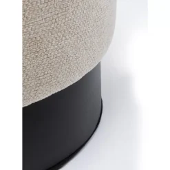 Sitzbänke-KARE Design Hocker Cherry Creme Black O36Cm