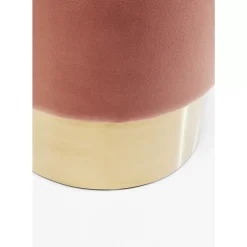 Sitzbänke-KARE Design Hocker Cherry Rose Brass O35Cm