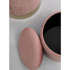 Sitzbänke-KARE Design Hocker Cherry Storage Rose Brass (2/Set)