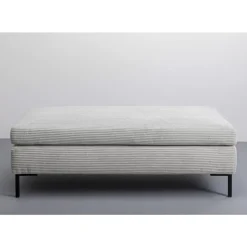 Sitzbänke-KARE Design Hocker Gianni Cord Grau