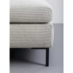 Sitzbänke-KARE Design Hocker Gianni Cord Grau