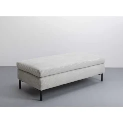 Sitzbänke-KARE Design Hocker Gianni Cord Grau