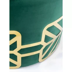 Sitzbänke-KARE Design Hocker Jenna Grun O61Cm