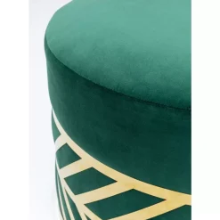 Sitzbänke-KARE Design Hocker Jenna Grun O61Cm