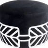 Sitzbänke-KARE Design Hocker Jenna Schwarz O61Cm