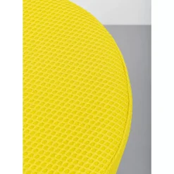 Sitzbänke-KARE Design Hocker Jody Gelb Mesh Schwarz O35Cm