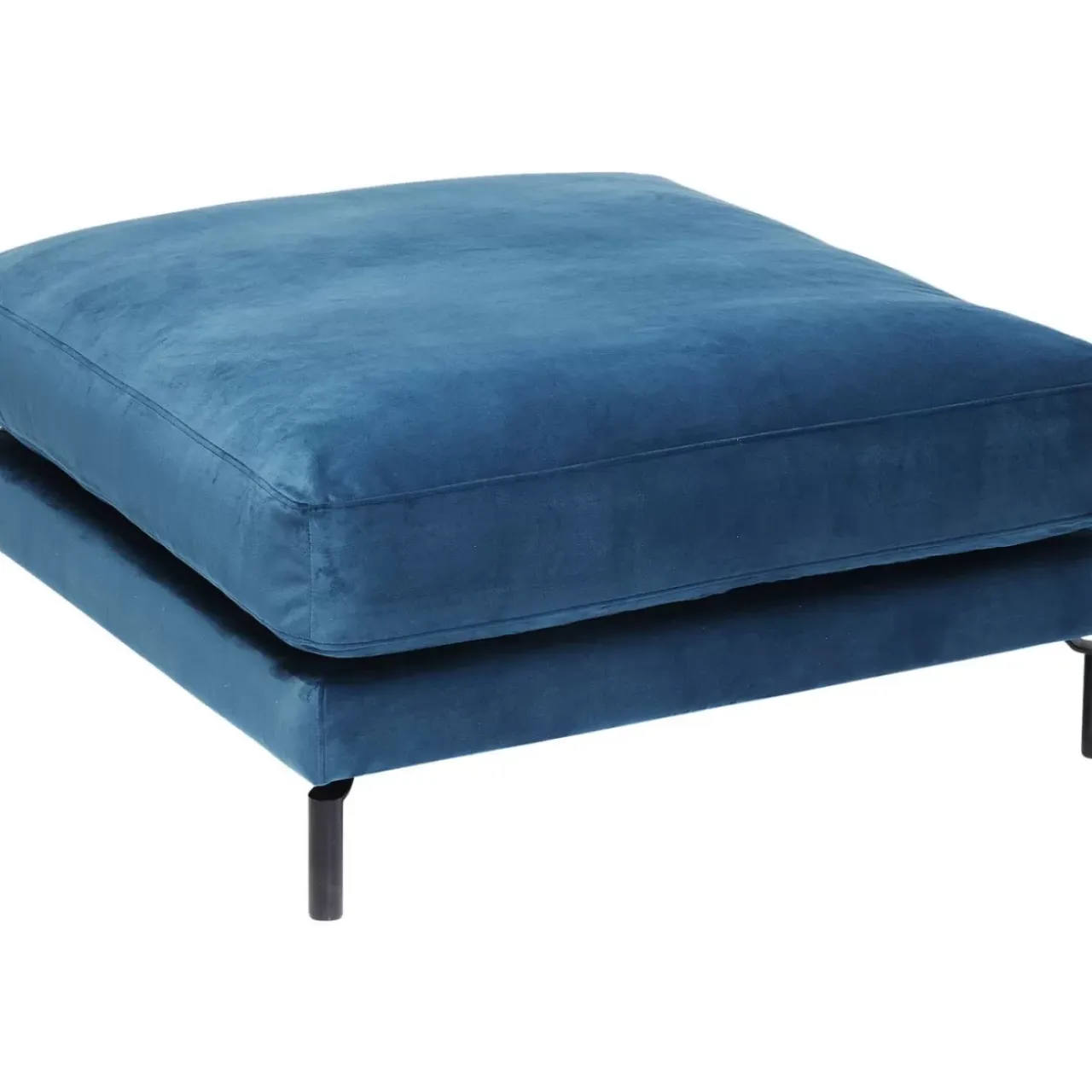 Sitzbänke-KARE Design Hocker Lullaby Petrol