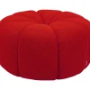 Sitzbänke-KARE Design Hocker Peppo Lounge Rot O80Cm