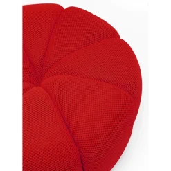 Sitzbänke-KARE Design Hocker Peppo Lounge Rot O80Cm