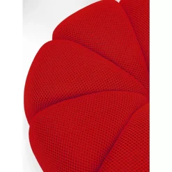 Sitzbänke-KARE Design Hocker Peppo Lounge Rot O80Cm
