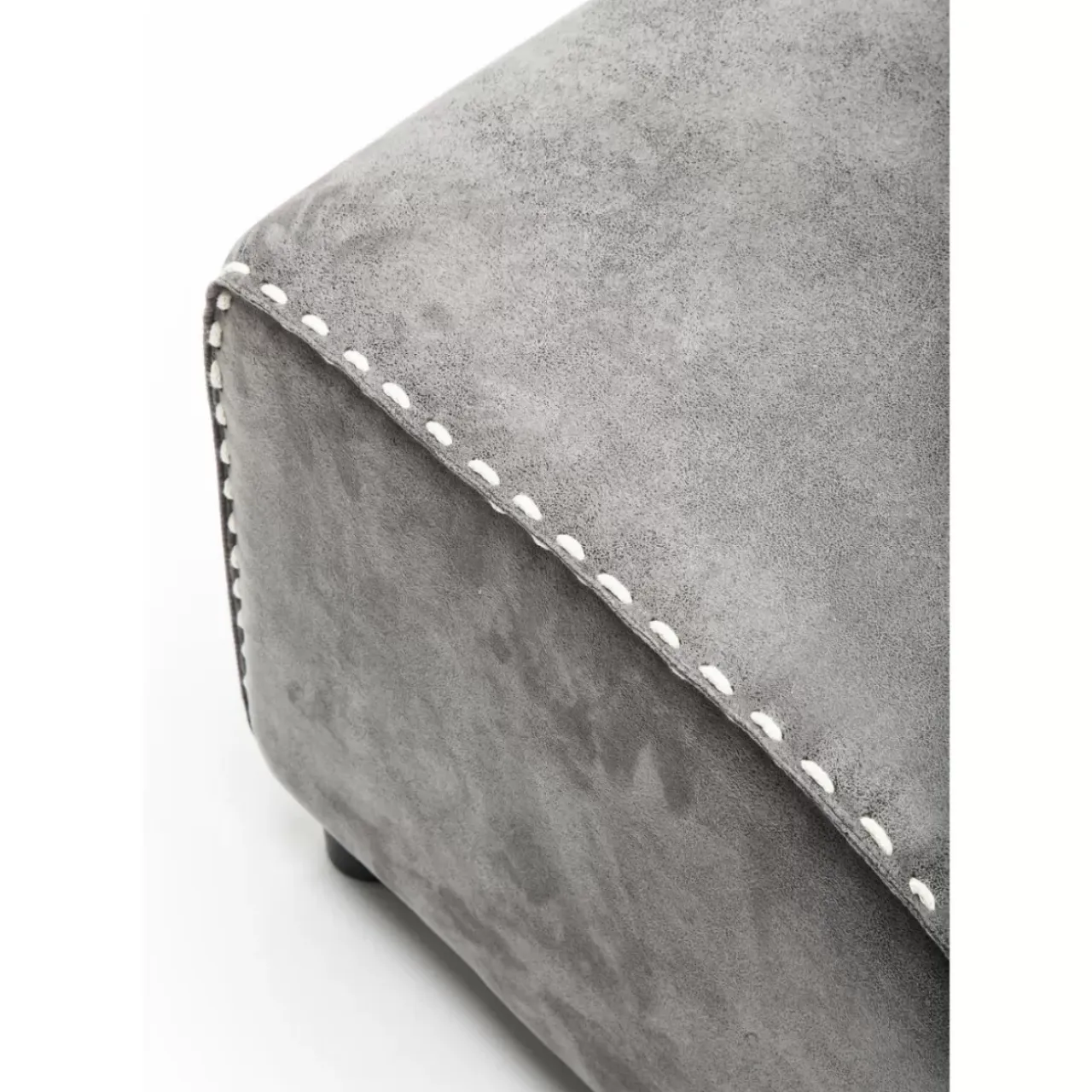 Sitzbänke-KARE Design Hocker Ritmo Vintage Grey