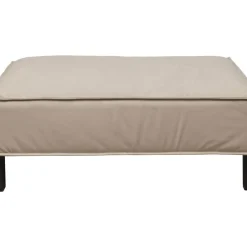 Sitzbänke-KARE Design Hocker Victor Leder Grau