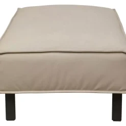 Sitzbänke-KARE Design Hocker Victor Leder Grau