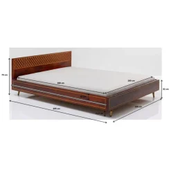 Betten-KARE Design Holzbett Muskat 160X200