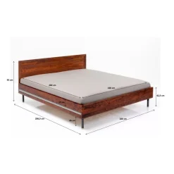 Betten-KARE Design Holzbett Ravello 160X200