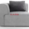 Sofas & Couches-KARE Design Infinity Ecke 100 Elements Grau Rechts