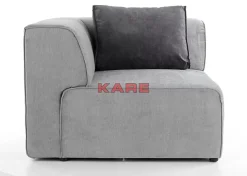 Sofas & Couches-KARE Design Infinity Ecke 100 Elements Grau Rechts