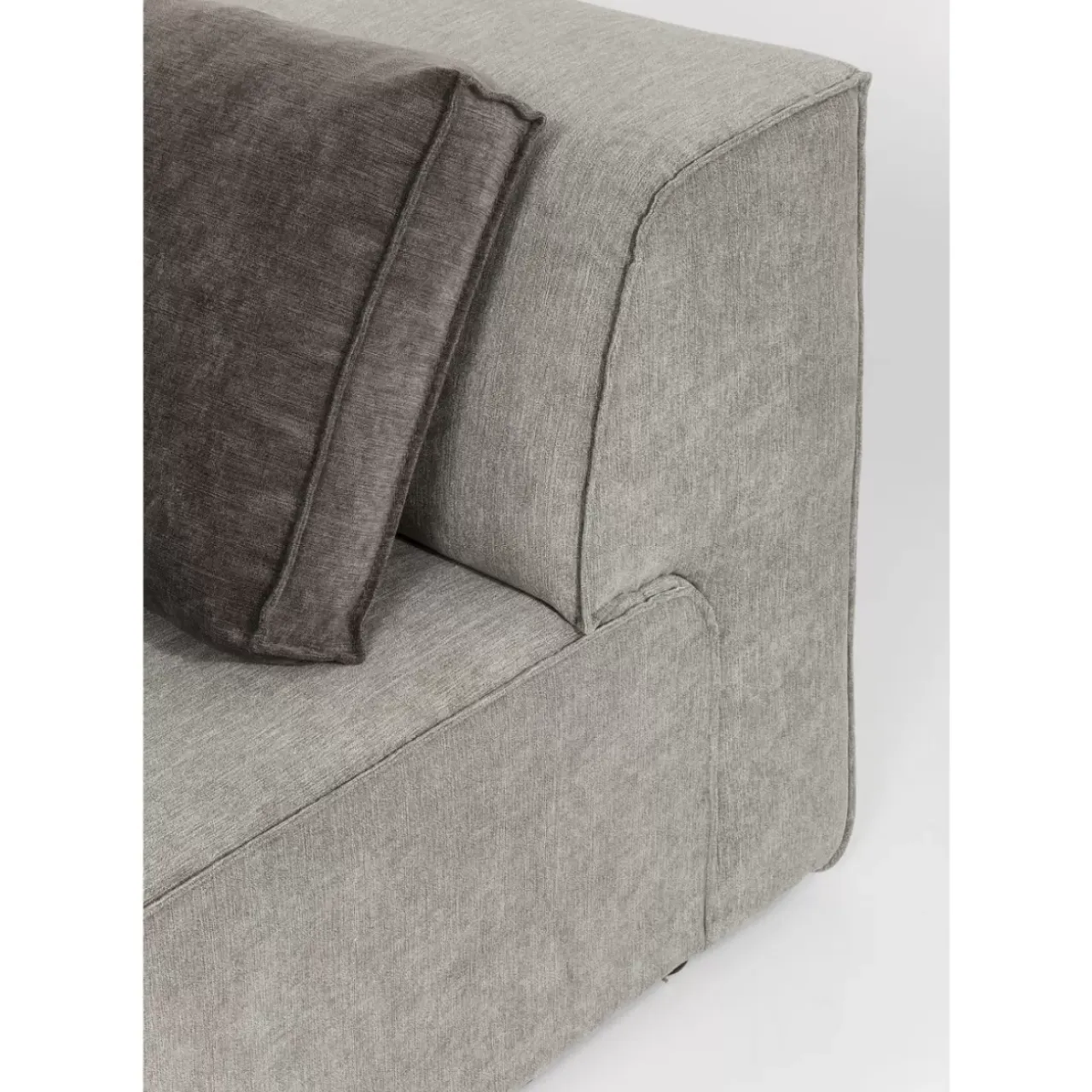 Sofas & Couches-KARE Design Infinity Ecke 100 Elements Grau Rechts