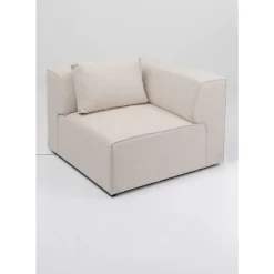 Sofas & Couches-KARE Design Infinity Ecke 100Cm Elements Creme Links