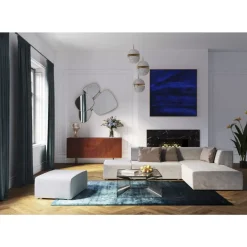 Sitzbänke-KARE Design Infinity Hocker 50 Elements Grau