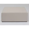 Sitzbänke-KARE Design Infinity Hocker Elements Creme 68X100Cm