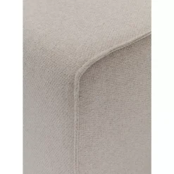 Sitzbänke-KARE Design Infinity Hocker Elements Creme 68X100Cm