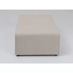 Sitzbänke-KARE Design Infinity Hocker Elements Creme 68X100Cm