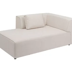 Sofas & Couches-KARE Design Infinity Ottomane Elements Creme Links 182Cm