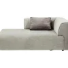 Sofas & Couches-KARE Design Infinity Ottomane Elements Grau Links