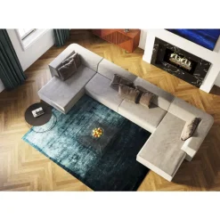 Sofas & Couches-KARE Design Infinity Ottomane Elements Grau Links