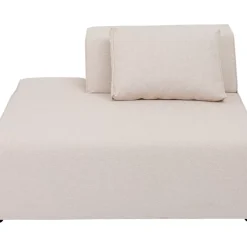 Sofas & Couches-KARE Design Infinity Ottomane Semi Elements Creme Links 120Cm