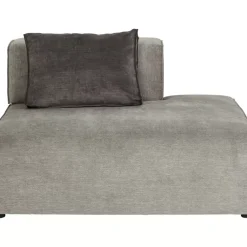 Sofas & Couches-KARE Design Infinity Ottomane Semi Elements Grau Rechts