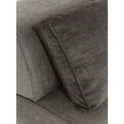 Sofas & Couches-KARE Design Infinity Ottomane Semi Elements Grau Rechts