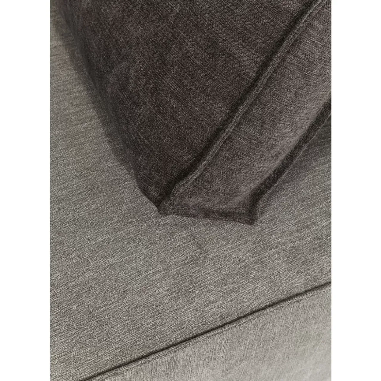 Sofas & Couches-KARE Design Infinity Ottomane Semi Elements Grau Rechts