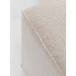 Sofas & Couches-KARE Design Infinity Ottomane Semi Elements Creme Rechts 120Cm
