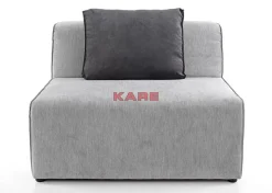 Sofas & Couches-KARE Design Infinity 2-Sitzer 100 Elements Grau